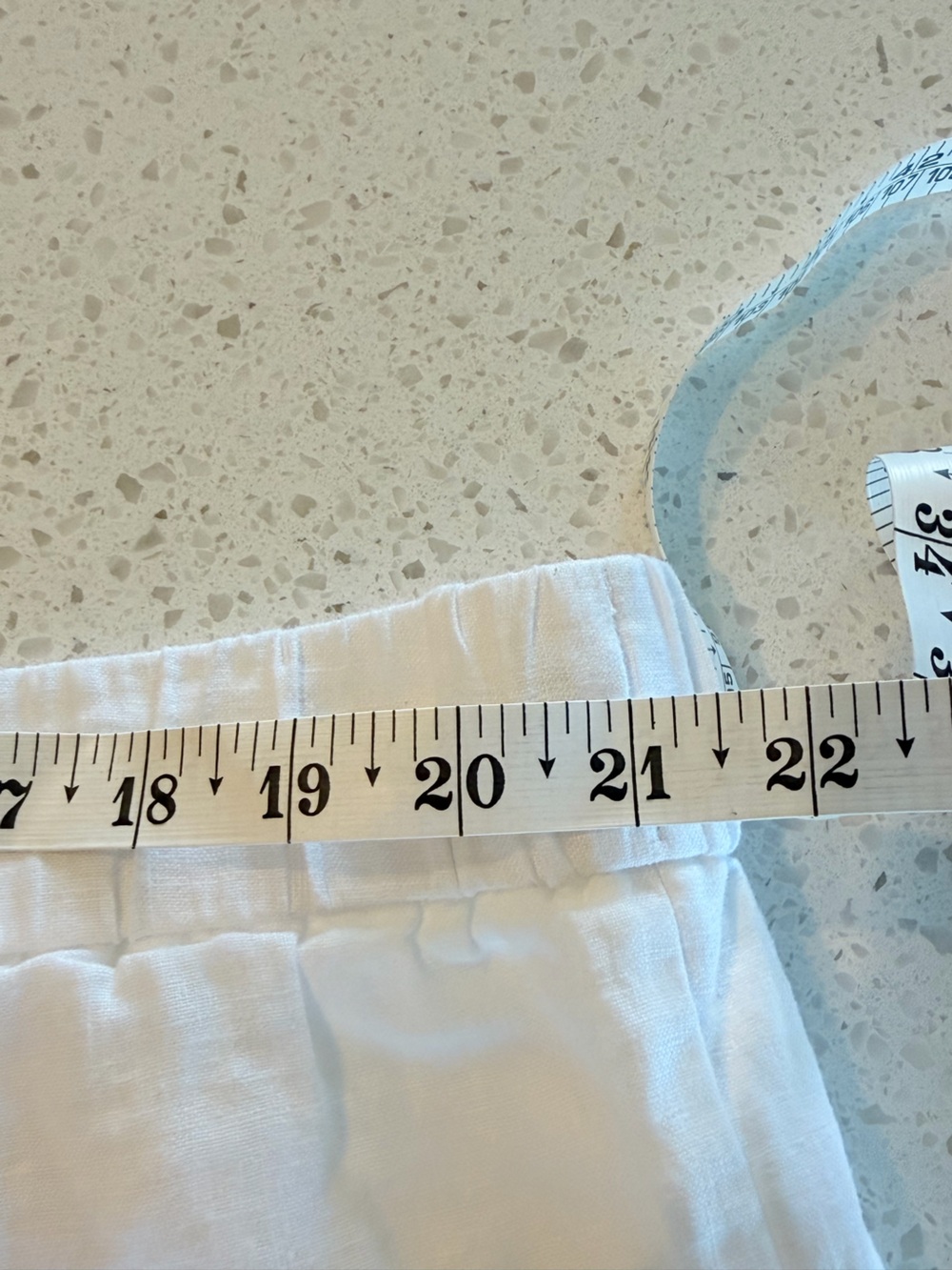Quince  100% European Linen Cropped Pants/ White/ 3X - Picture 7 of 7